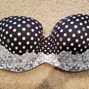 Body by Victoria lined strapless bra 32DDD